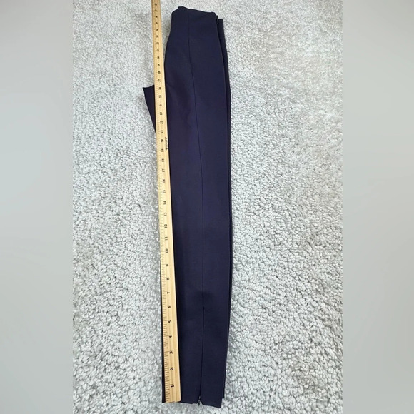Good American The Boss Pant High Rise Navy Skinny with Zips. Ponte. Size 1 Small - Picture 12 of 14